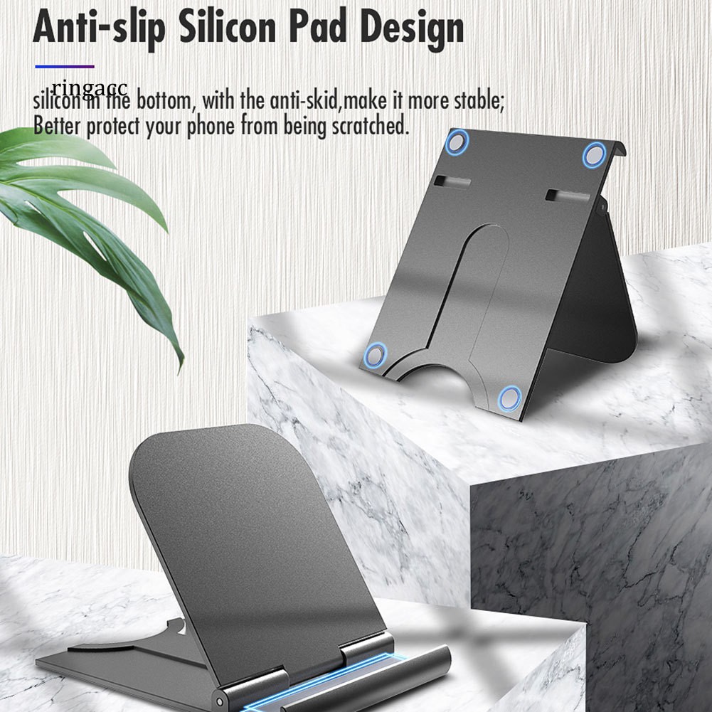 Giá đỡ điện thoại/máy tính bảng để bàn thông dụng nhỏ gọn có thể điều chỉnh được