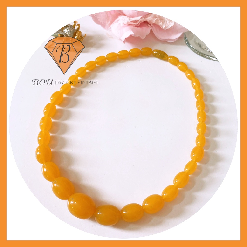 VÒNG CỔ SECONDHAND TRANG SỨC SI NHẬT BẢN BOU JEWELRY VINTAGE MÃ VC269