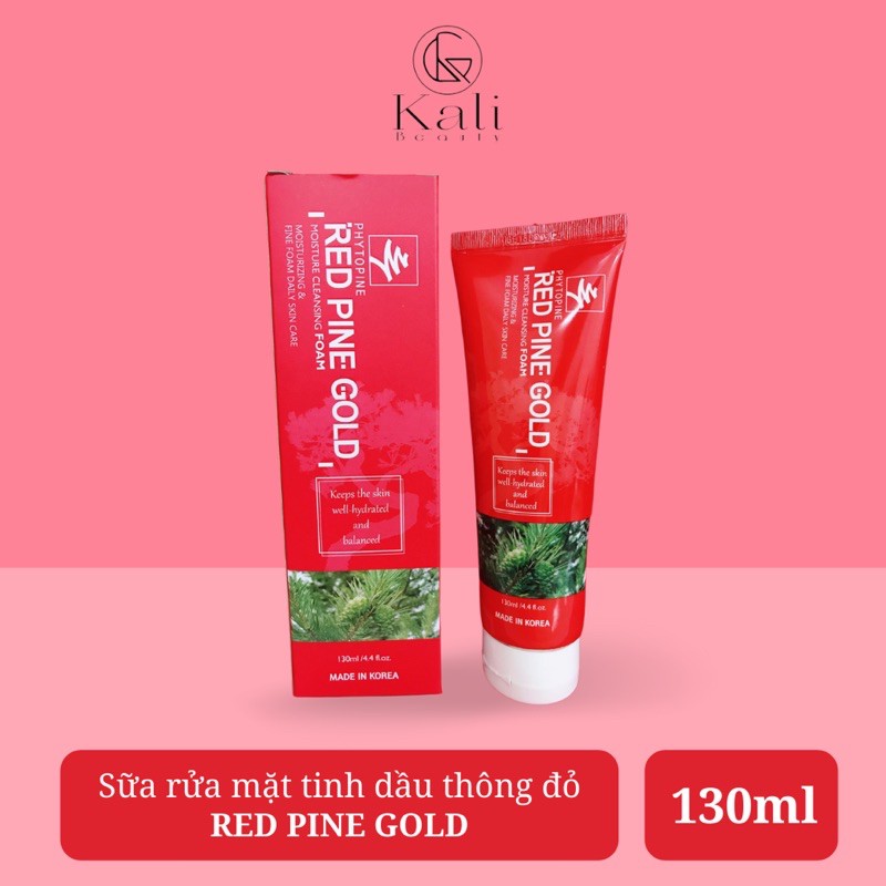 SỮA RỬA MẶT THÔNG ĐỎ –  RED PINE MOISTURE CLEANSING (130ml/Tuýp)