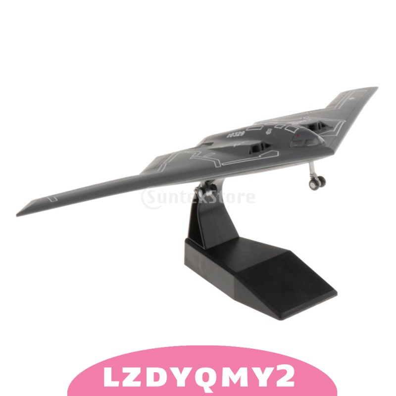 Mô Hình Máy Bay Chiến Đấu B-2 Bằng Kim Loại Có Chân Đứng Tỉ Lệ 1 / 200