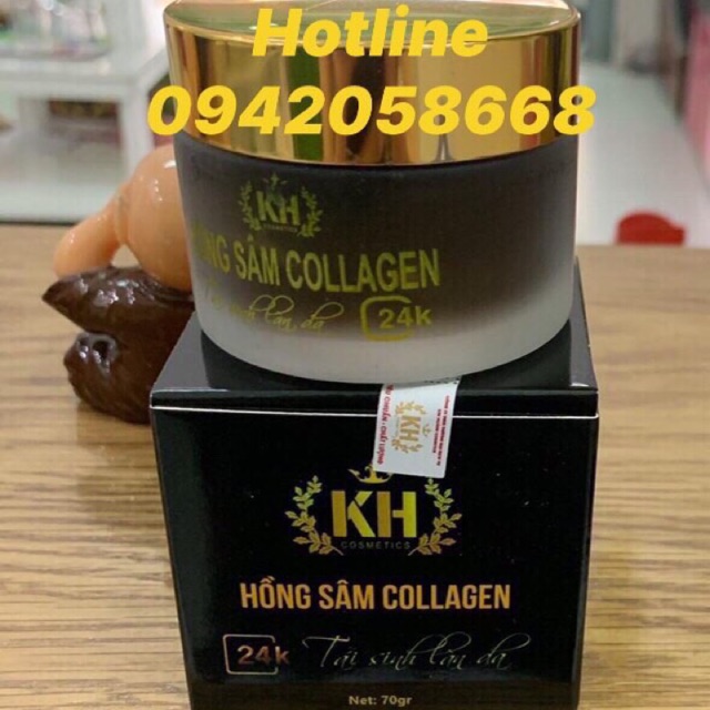 Mặt nạ hồng sâm Collagen 24k