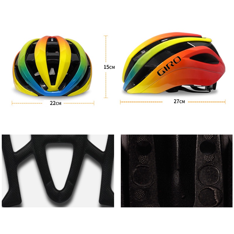 Mũ Bảo Hiểm Siêu Nhẹ Thoáng Khí Nhiều Màu Sắc Dành Cho Nam Và Nữ