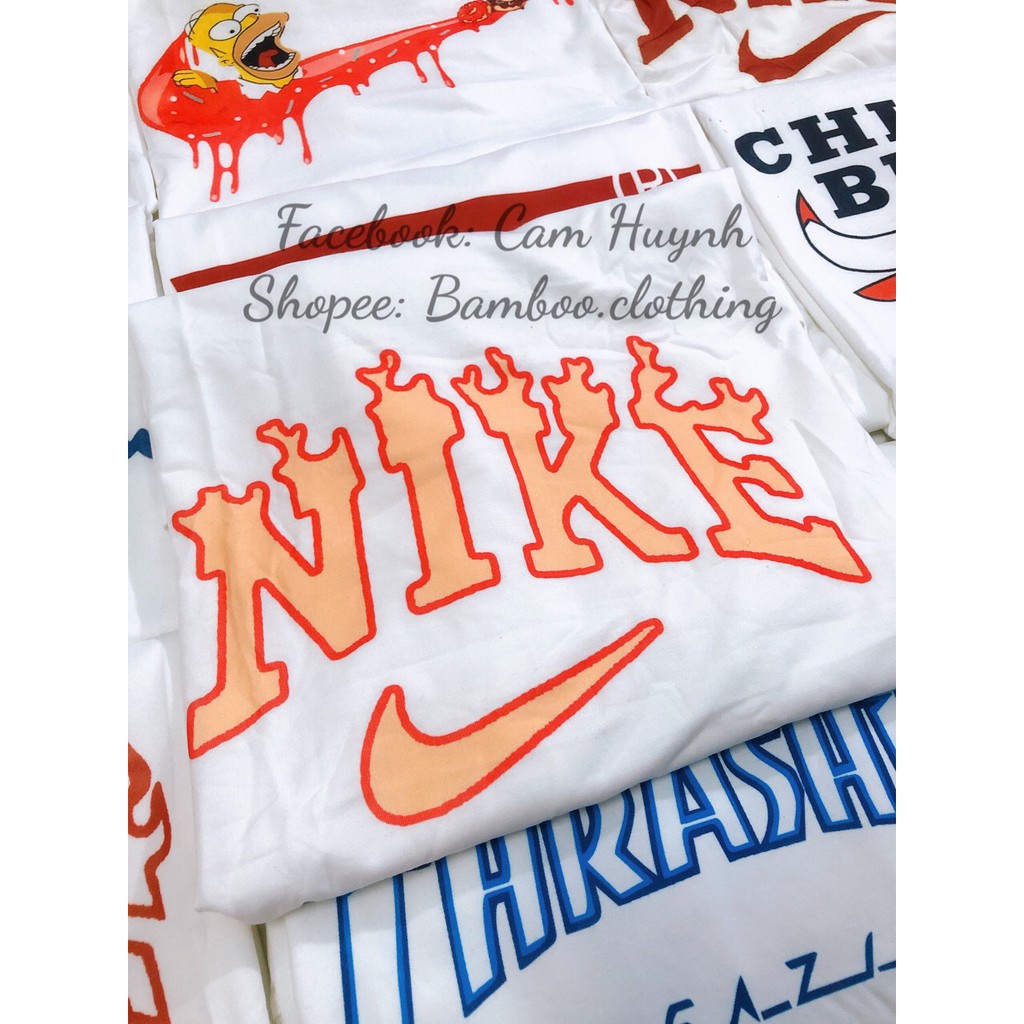 [Mã FAMAYWA giảm 10K đơn 50K] ÁO PHÔNG TRẮNG TAY LỠ IN LOGO FORM RỘNG ULZZANG - UNISEX | BigBuy360 - bigbuy360.vn