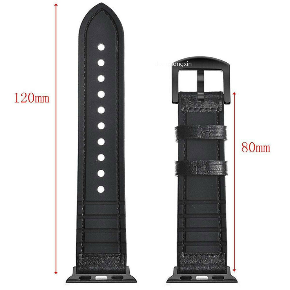 Dây Đeo Bằng Da Thật 40/44/38/42mm Dành Cho Đồng Hồ Thông Minh Apple Watch Series 8 7 6 SE 5 4 3 2 41mm 45mm Ultra 49mm
