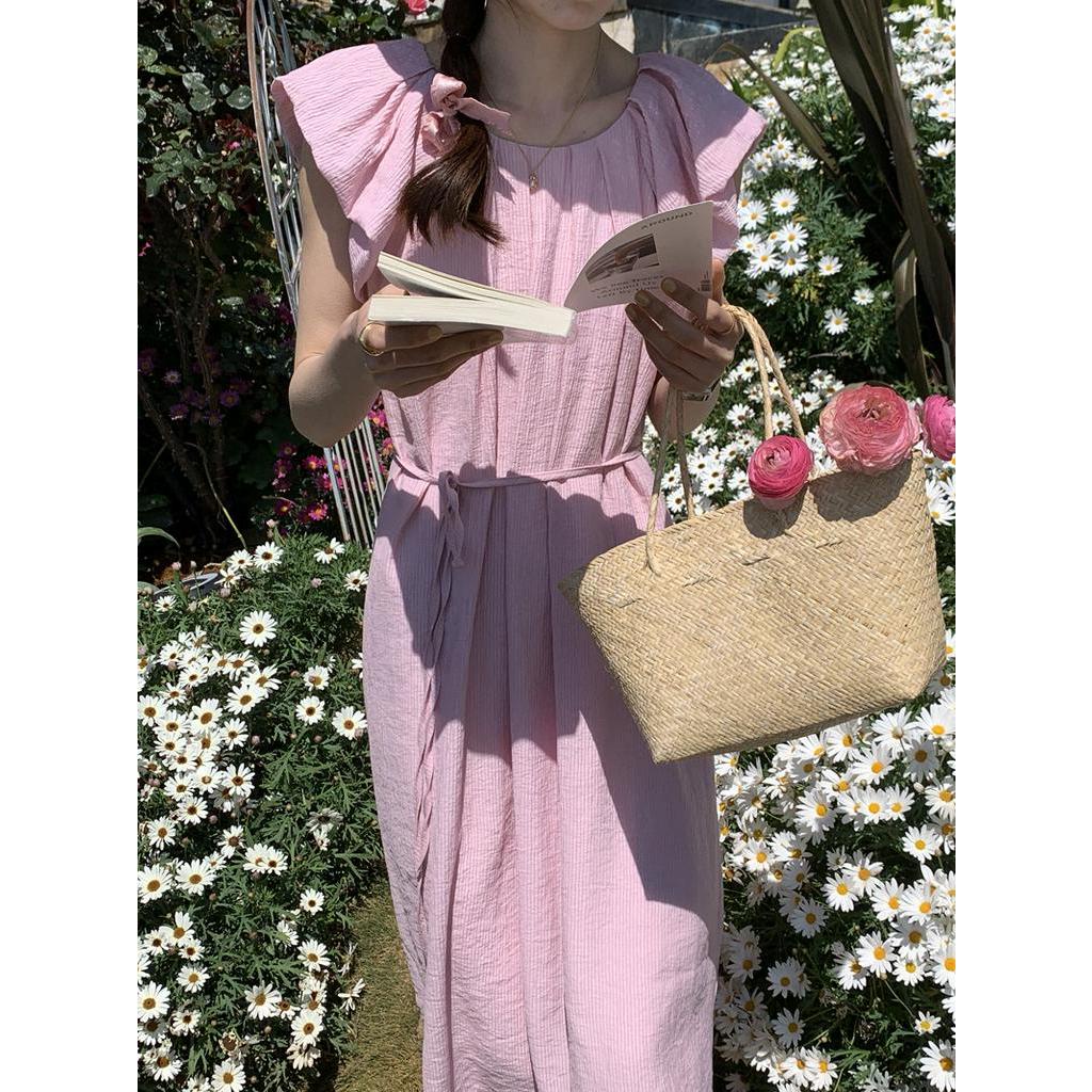 Đầm Sát Nách Cổ Tròn Dáng Rộng Thời Trang Mùa Hè 62858