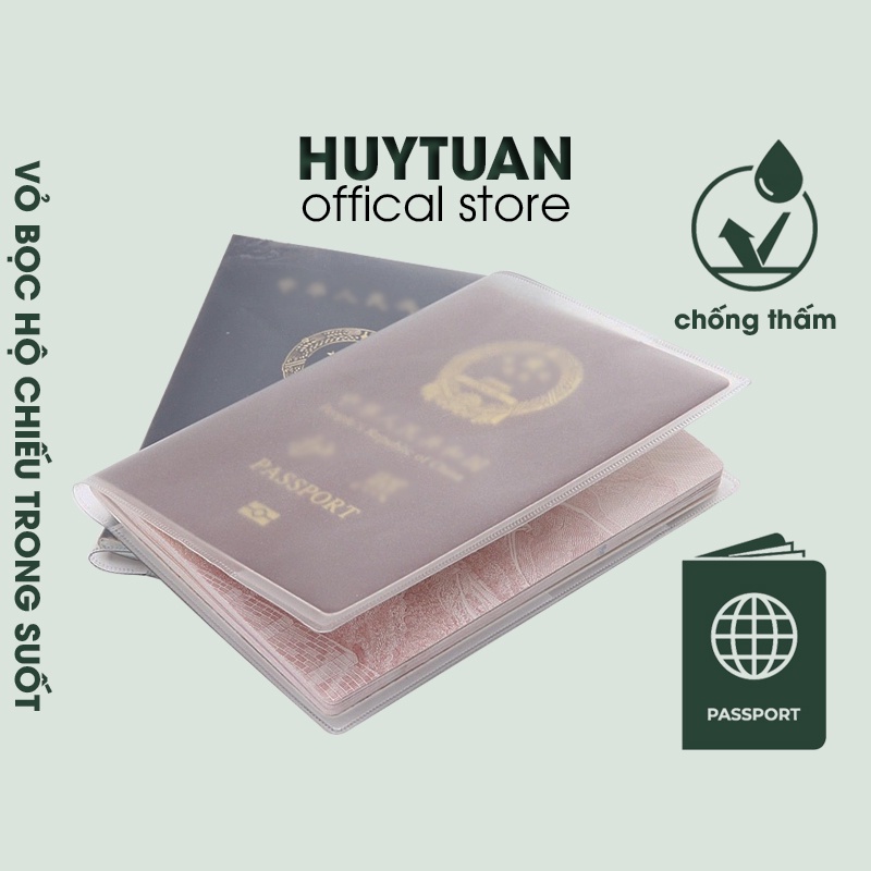 Bao passport cover - vỏ bọc hộ chiếu chống thấm tiện ích (BHC01)
