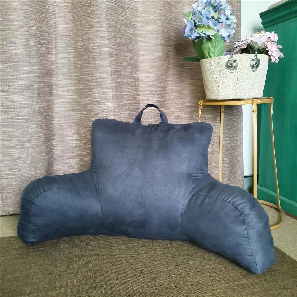 HomeBase HLS đệm ngồi ghế lười có tay vịn êm ái mềm mại Thái Lan 45x73 cm xám