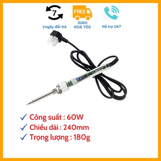 Mỏ hàn thiếc, tay hàn chì điều chỉnh nhiệt độ mini cầm tay hakko 907S, TQ936 220v 60w máy hàn thiếc linh kiện điện tử