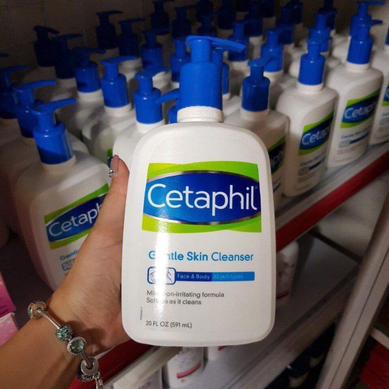 Sữa Rửa Mặt Cetaphil 591ML Dùng Cho Mọi Loại Da, Đặc Biệt Là Da Dầu Mụn, Da Nhạy Cảm