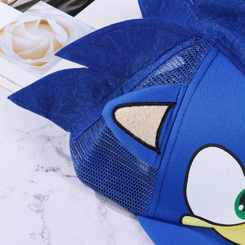 Mũ lưỡi trai nhân vật hoạt hình nhím Sonic dễ thương độc đáo mũ cho bé trai E1162
