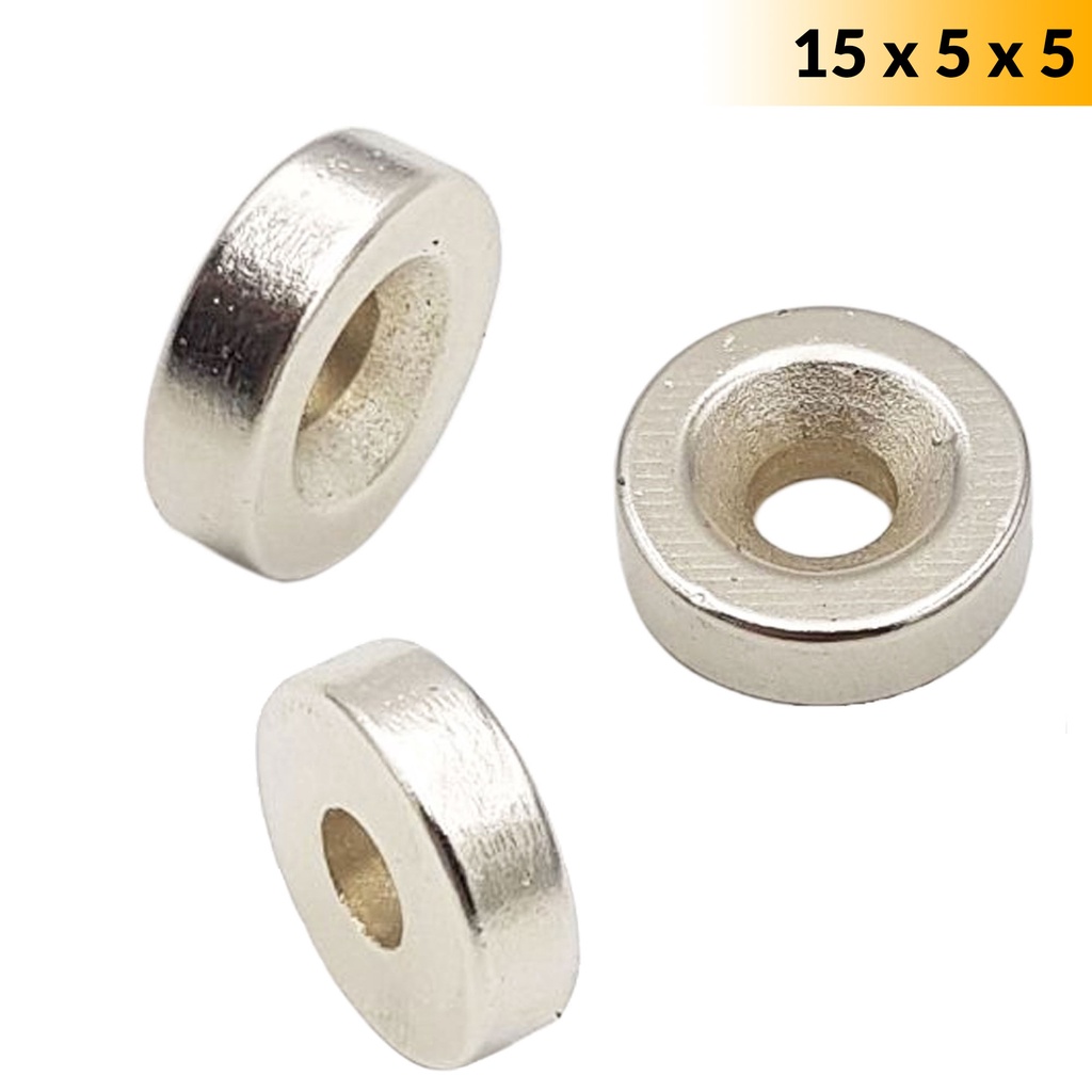 Nam châm đất hiếm tròn có lỗ ( 1 viên )