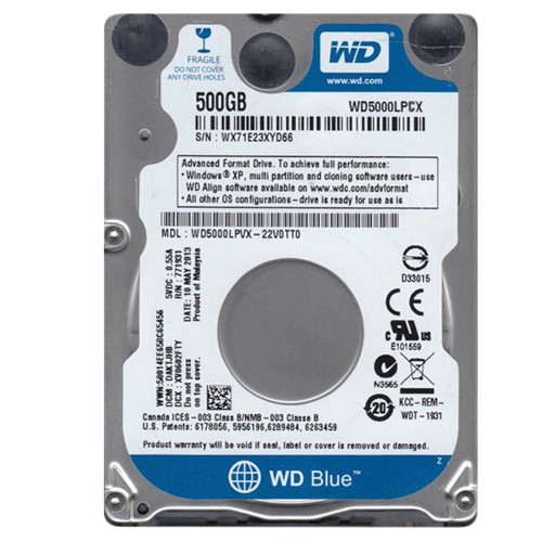 HDD Western bộ nhớ 320GB cho Laptop Asus tặng dây Sata 3 (Bảo hành 24 tháng)