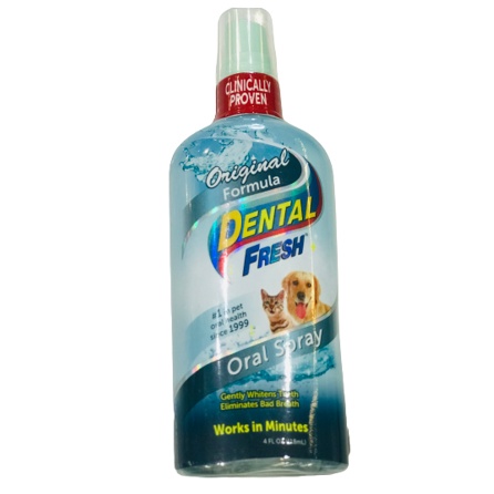 Xịt thơm miệng cho chó mèo Dental Fresh Spray
