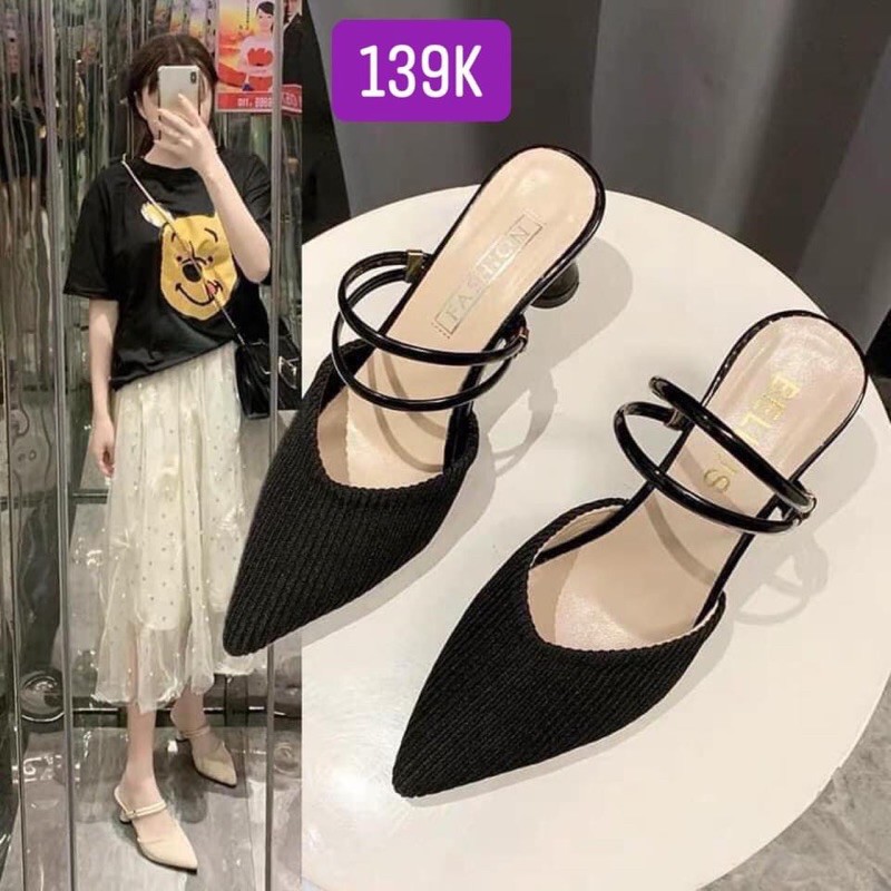 GIÀY CAO GÓT MŨI MỀM CAO CẤP