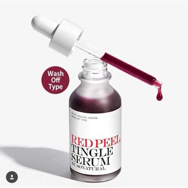 Serum Peel Da Sinh Học Red Peel Tingle - Peel Da Không Bong Tróc