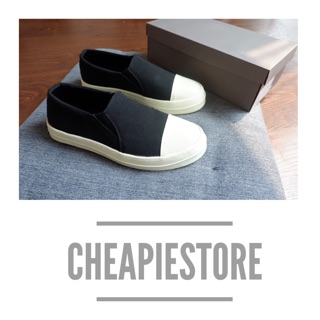 Giày Rick Owen Slipon vải (Ảnh shop tự chụp)