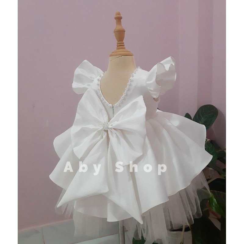 Váy công chúa cho bé tặng kèm cài tóc