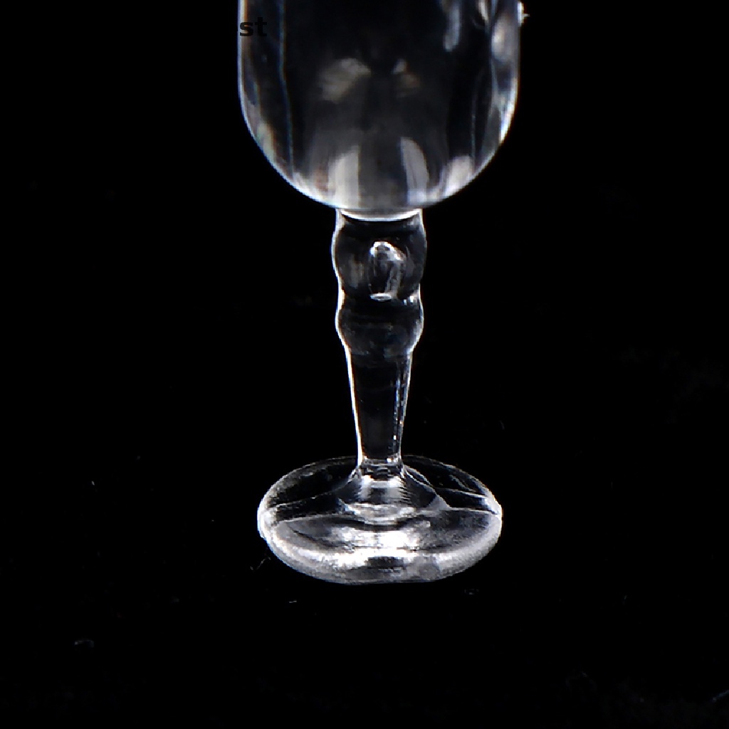 Set 6 Ly Thủy Tinh Uống Rượu Vang Cho Nhà Búp Bê