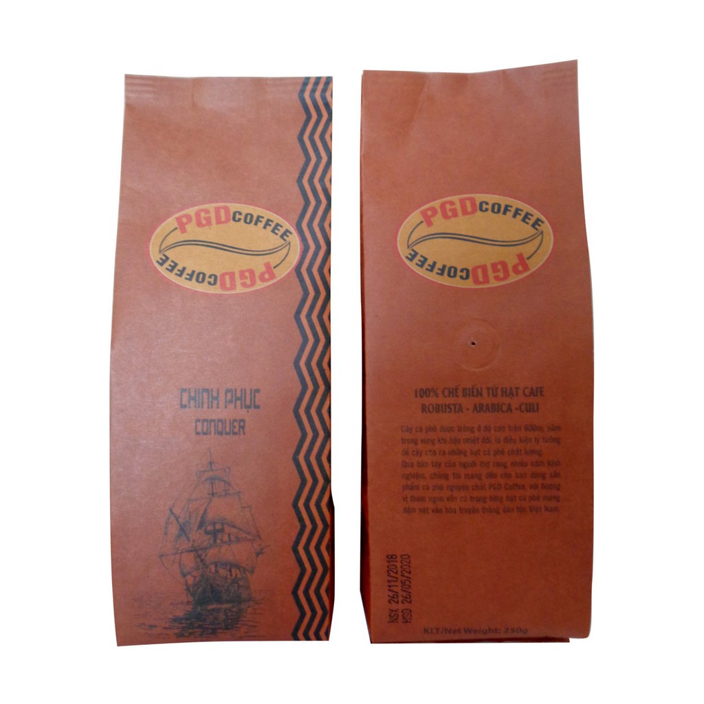 Cà phê hạt rang xay nguyên chất - Chinh phục 250g