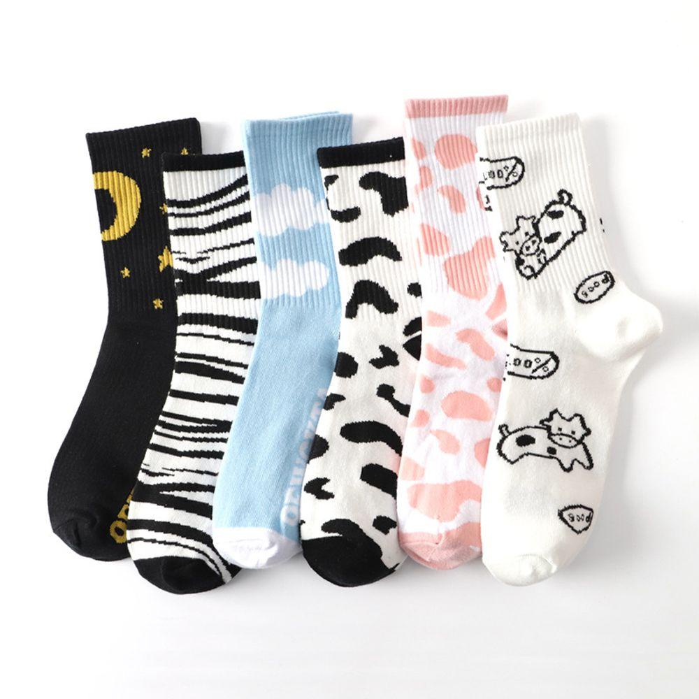 Đôi Vớ Thoáng Khí In Hình Hoạt Hình Nhật Bản Dành Cho Nữ