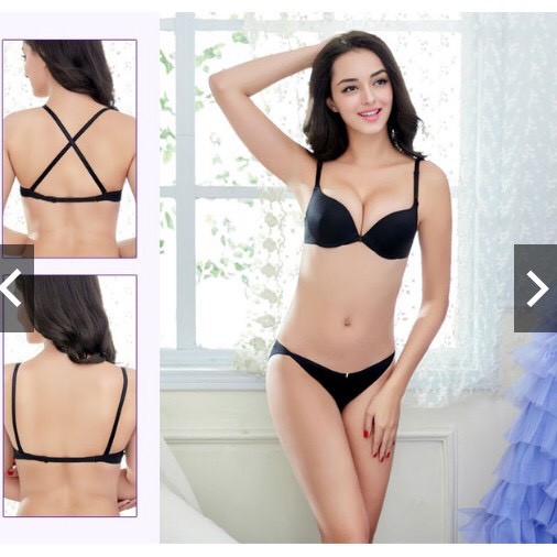 Áo Ngực Su Cài Trước Có Gọng Nâng Ngực Tạo Khe, Áo Lót Su Đẹp Mềm Mại Loại 1 Hieu Store24h - 1501