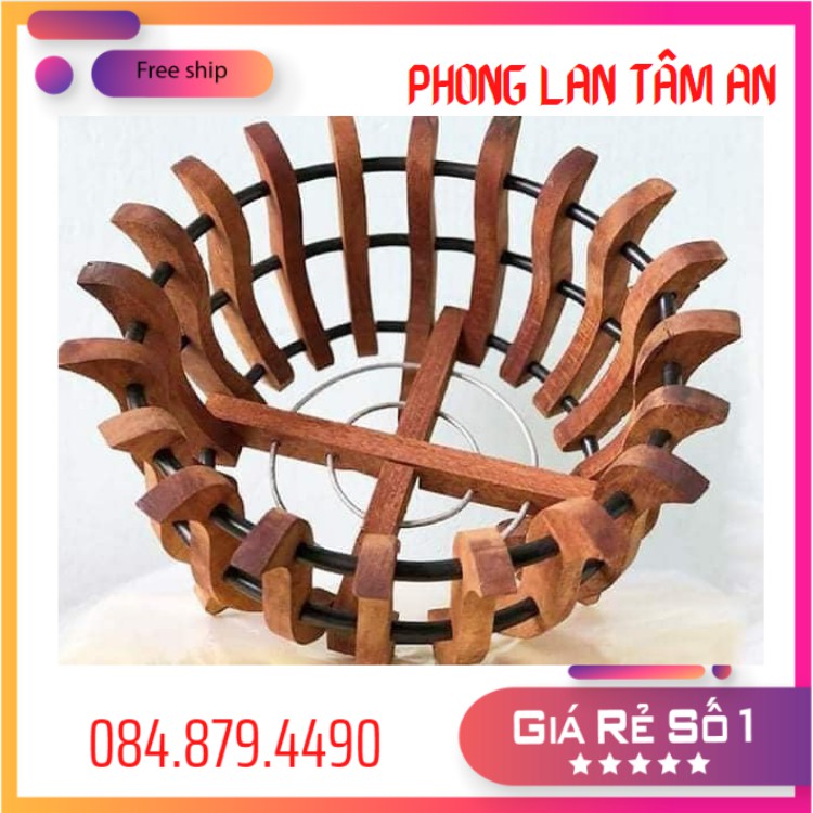 Chậu Gỗ Trồng LAN , Mẫu Sen - Chậu Trồng Lan Phi25, Phi 30, Phi 35, Phi46