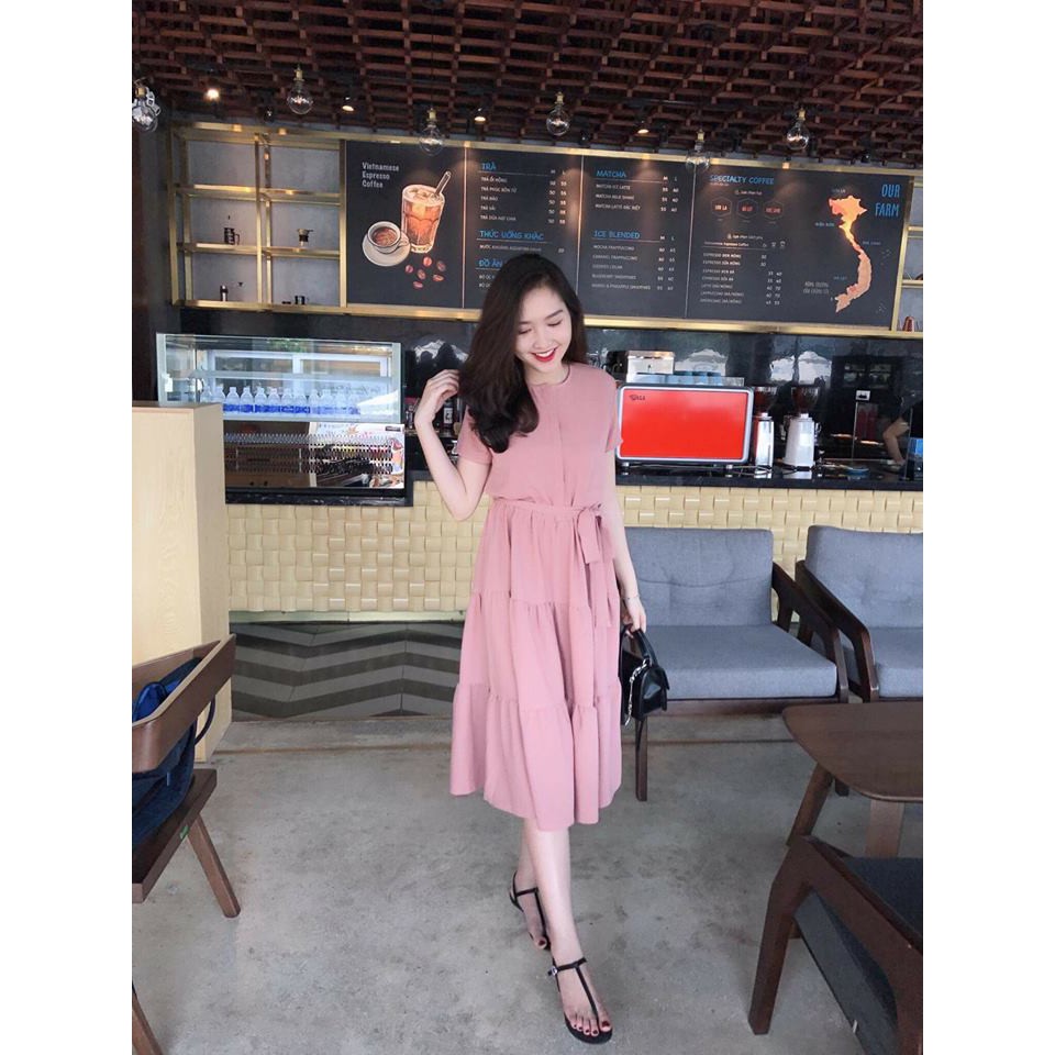 Maxi cột nơ eo