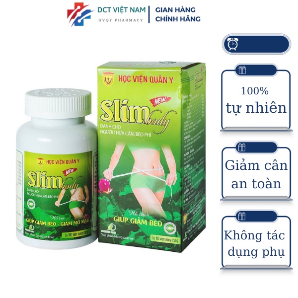 Viên giảm cân Slimbody ( new) Học viện quân y