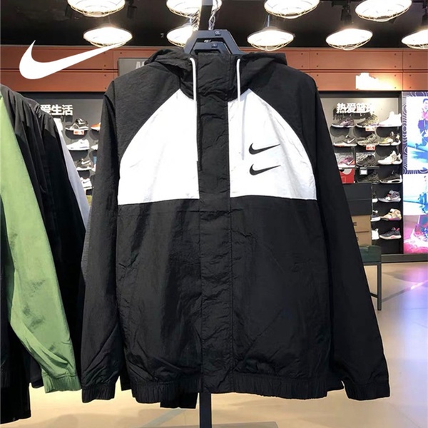Áo khoác gió thể thao NIKE 100% cotton thời trang cho nam