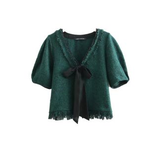 Áo zara tqxk tweed