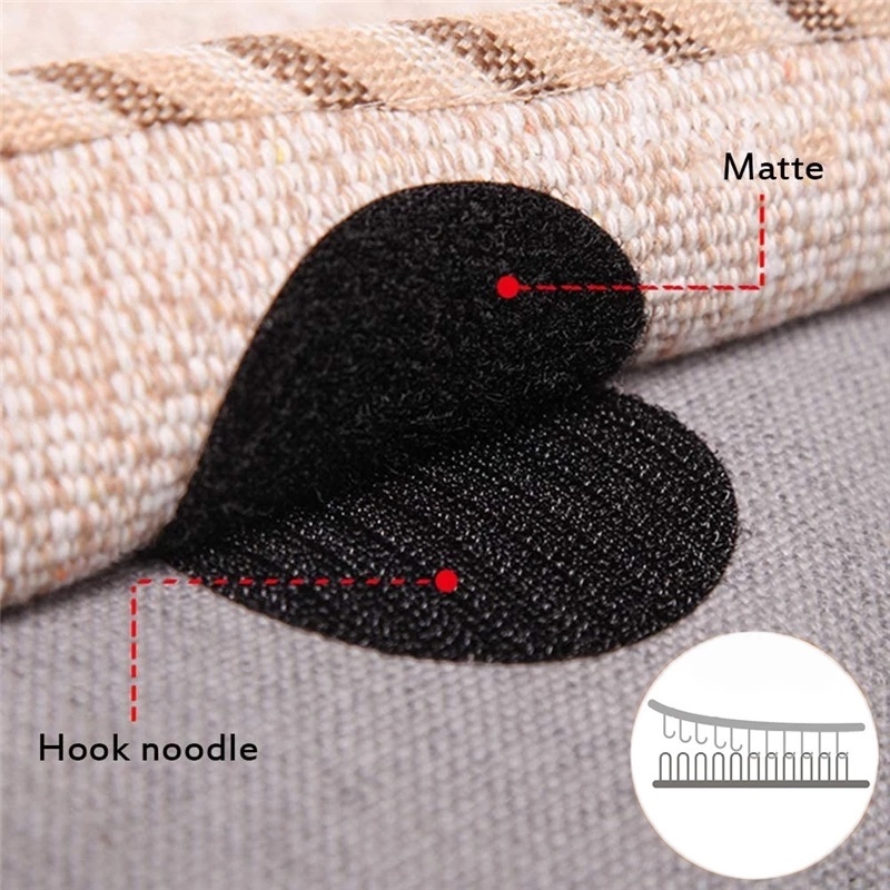 Set 5/10 Miếng Dán Cố Định Thảm Lót Ghế Sofa Không Trượt Hai Mặt Tự Dính