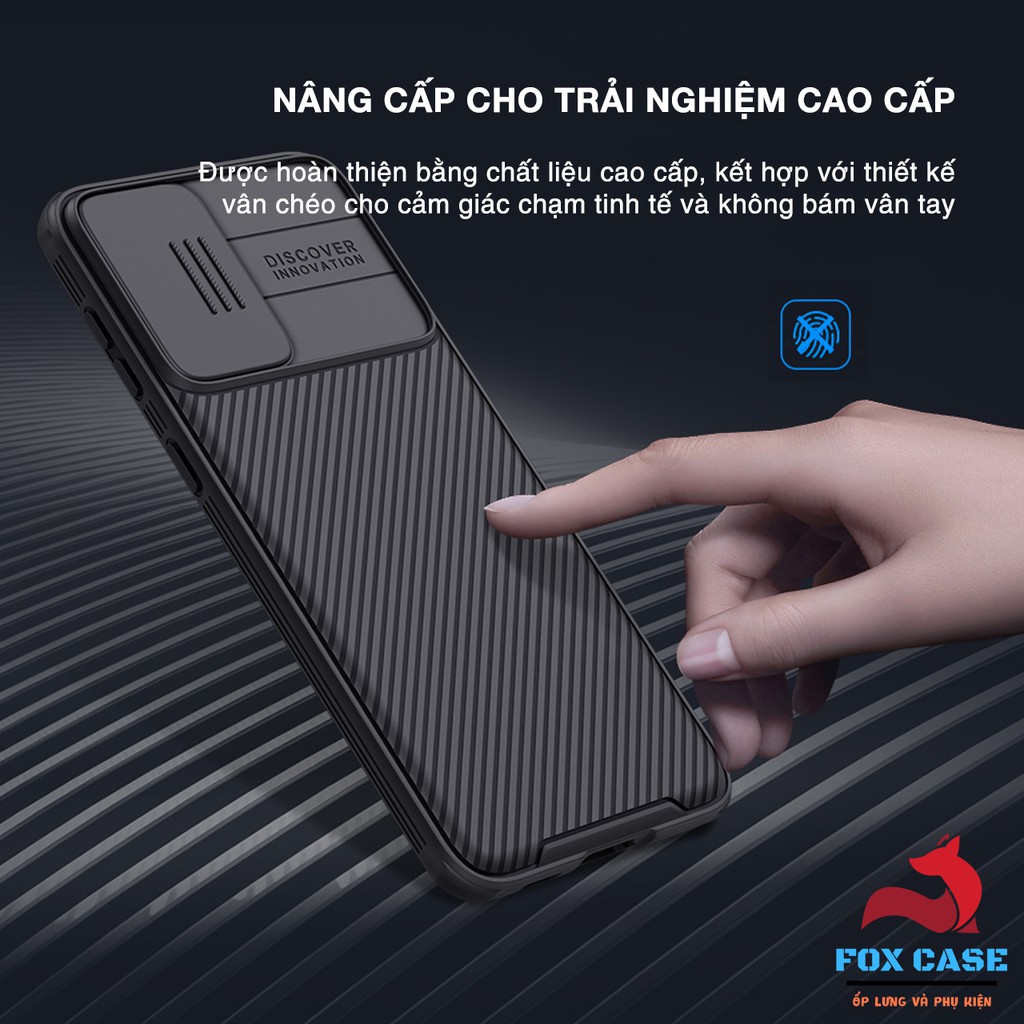 Ốp S23 Ultra, S23 Plus, S23, S22 Ultra, S22 Plus, S21 Series Nillkin CamShield Pro bảo vệ camera - Fox Case