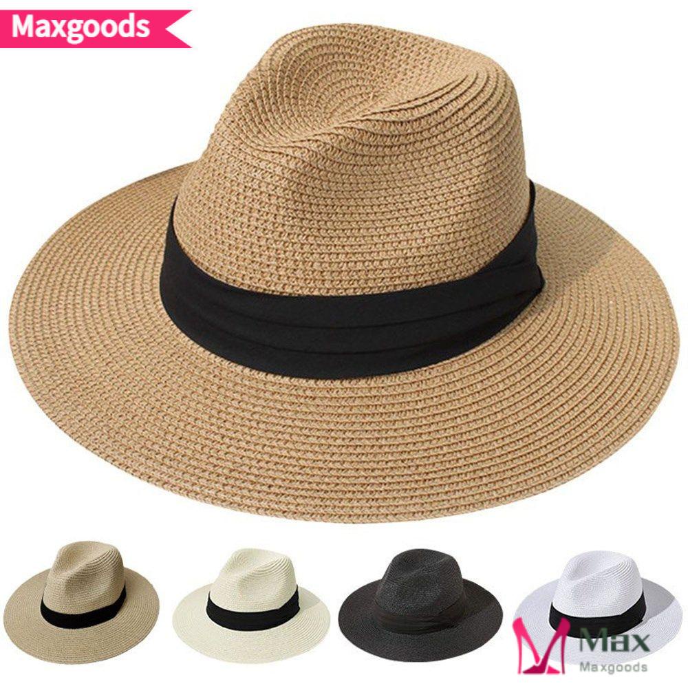 Mũ Fedora Vành Rộng Bằng Rơm Nhiều Màu Sắc Thời Trang Mùa Hè Cho Nam Và Nữ