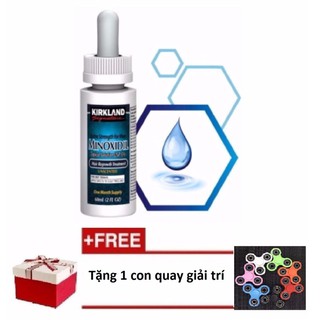 Thuốc mọc râu Kirkland Minoxidil 5% dạng lỏng (60ml) + Tặng 1 con quay giải trí (Màu ngẫu nhiên)