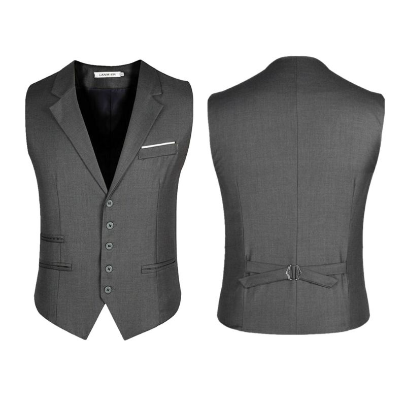 Áo Vest Tuxedo Ôm Dáng Kiểu Công Sở Cá Tính Cho Nam