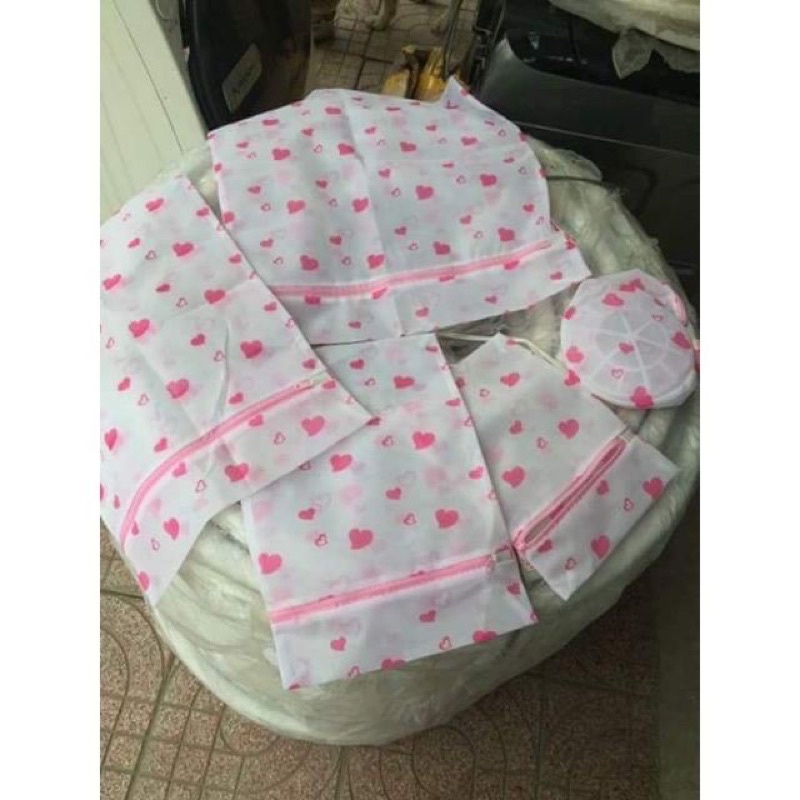 sét 5 túi giặt hoa bảo vệ quần áo siêu bền