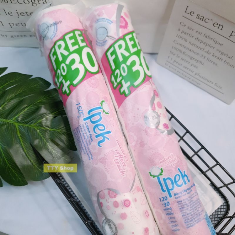 Bông tẩy trang Ipek 150 Miếng  Thổ Nhĩ Kỳ