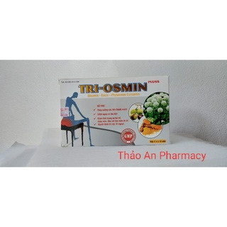 Tri-osmin Pluss – Hỗ trợ người trĩ nội, trĩ ngoại, giảm tình trạng sa búi trĩ, chảy máu, đau rát hậu môn do trĩ.
