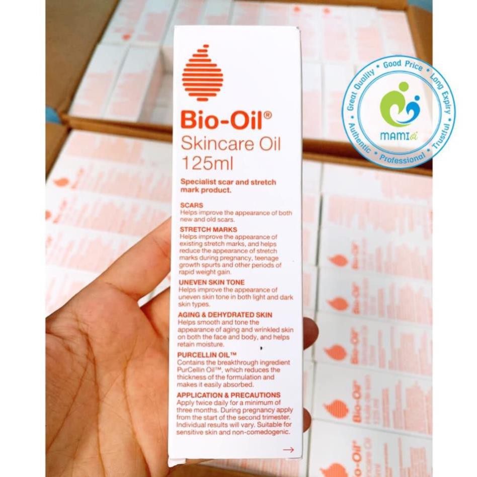 Tinh dầu (60ml + 125ml) giảm rạn da, làm mờ sẹo cho mẹ bầu, mẹ sau sinh và trẻ em Bio Oil, Nam Phi