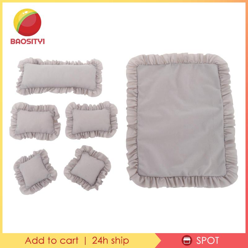 Mô Hình Giường Ngủ Mini Bằng Sắt Tỉ Lệ 1 / 6 Trang Trí Phong Cảnh Sống Động