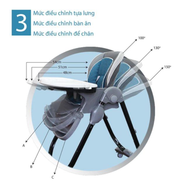 Ghế ăn Mastela Premium 1106