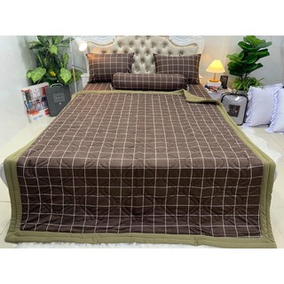 Bộ Drap Thun Hàn Quốc mát lạnh 4 món