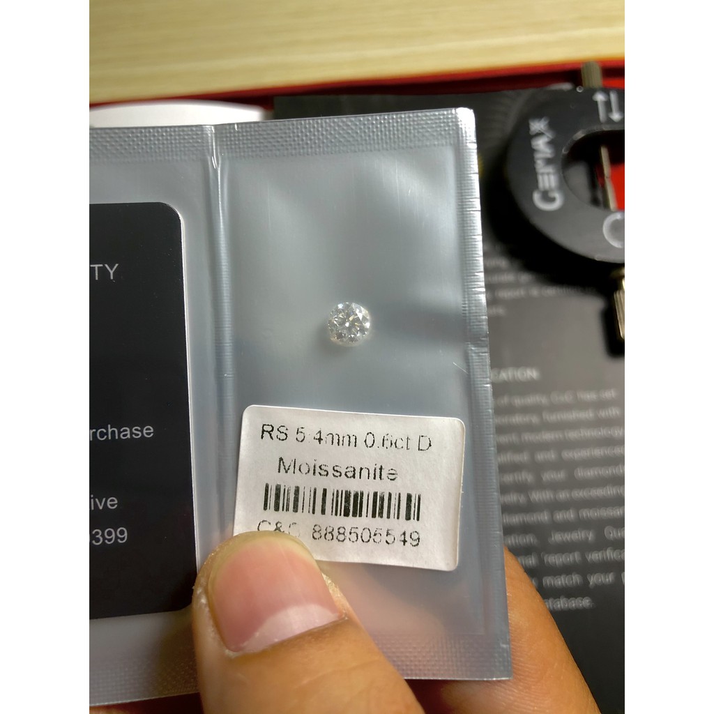 ( SIZE 4LY5 ) KIM CƯƠNG NHÂN TẠO – MOISSANITE NƯỚC D – ĐỘ TINH KHIẾT FL - FULL KIỂM ĐỊNH C&C – GIÁ TỐT NHẤT THỊ TRƯỜNG