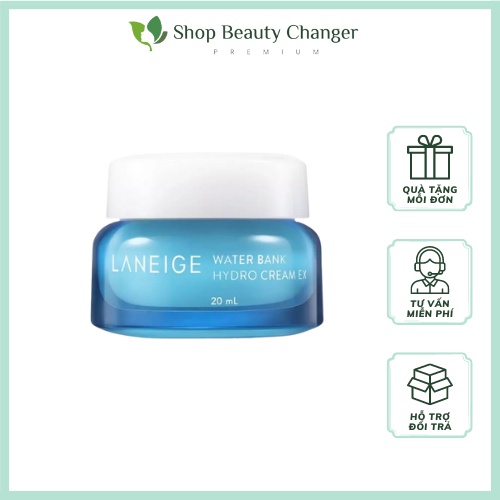 Mini size Kem dưỡng ẩm Laneige Water Bank Moisture/Hydro Cream EX 20ml