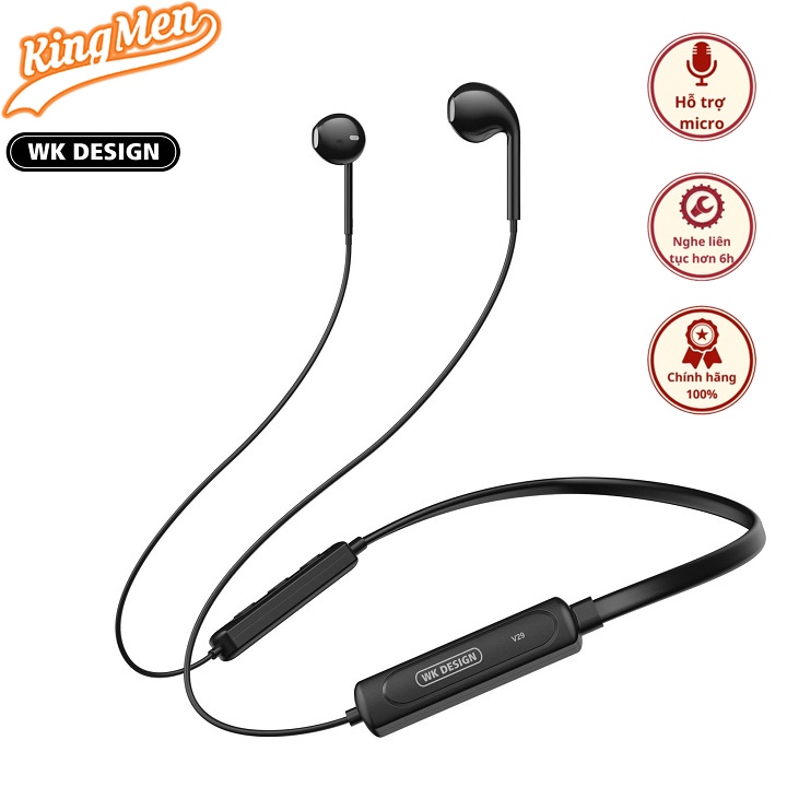 Tai nghe không dây V29 Joyous Tai nghe bluetooth V5.0 thể thao vui nhộn, pin trâu cho 10 giờ nghe nhạc