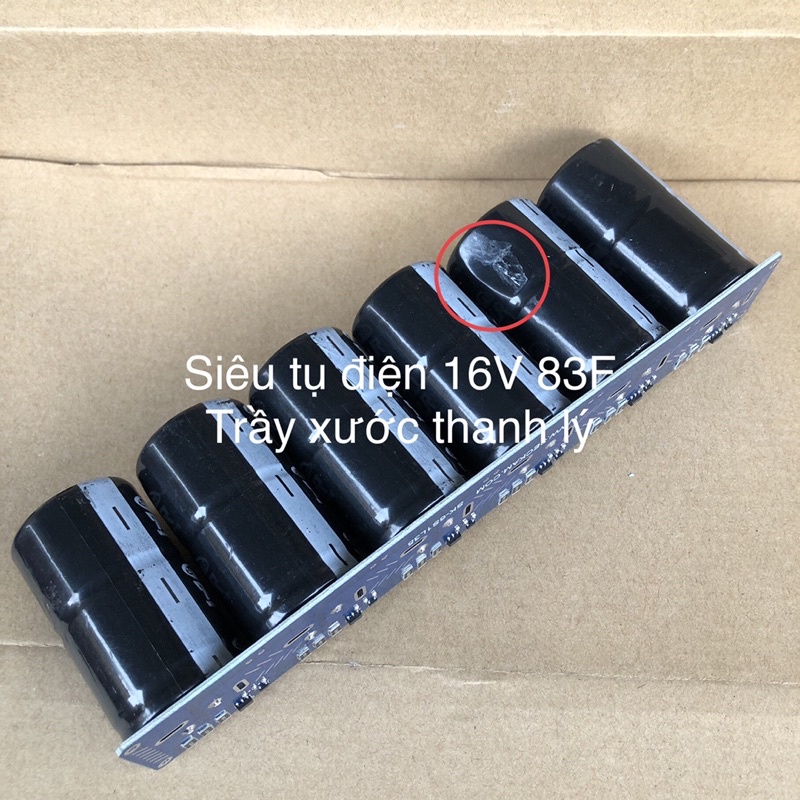 Siêu tụ điện 16V 83F 100A thanh lý