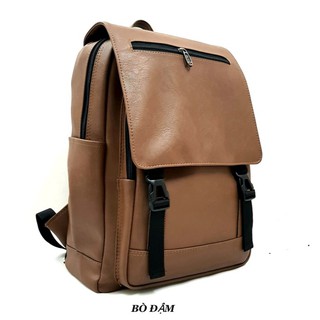 Balo thời trang Laptop 15,6inch-Balo da nam(ĐEn,Nâu,Bò đậm)