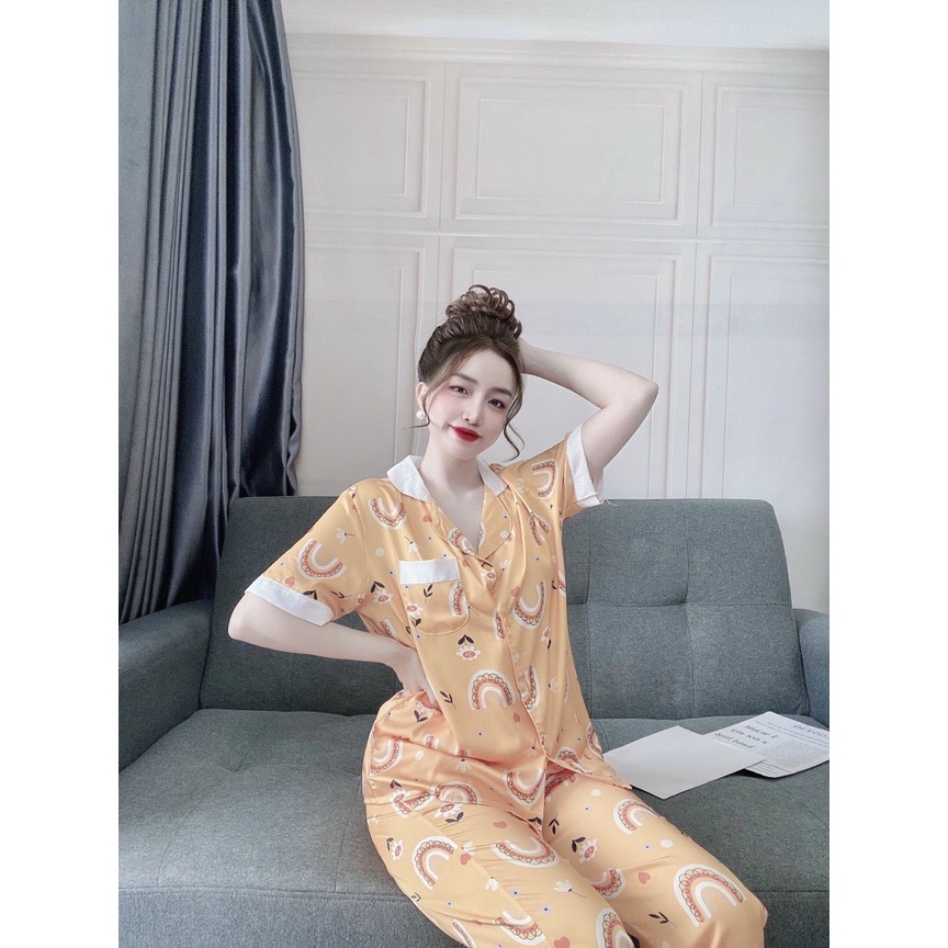 [HÀNG THẬT 100%] 💖💖💖Bộ đồ Pijama lụa - Bộ lụa hoạ tiết mát lịm [HÀNG SIÊU ĐẸP] | BigBuy360 - bigbuy360.vn
