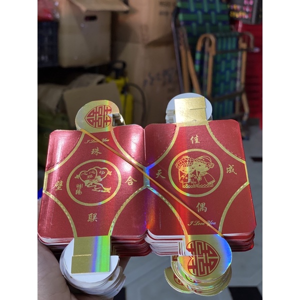 Combo 60 Hộp lục lăng đựng trà bánh socola trong ngày cưới