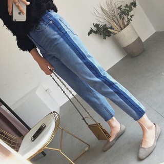 [6 MẪU 32~36] BAGGY JEAN LỬNG CO GIÃN NHẸ - LƯNG CAO ÔM DÁNG - QUẦN BIGSIZE 9 TẤC - JEAN SIZE ĐẠI